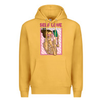 Mustard self love is the best love Premium Hoodie - MaliasSmallBusiness