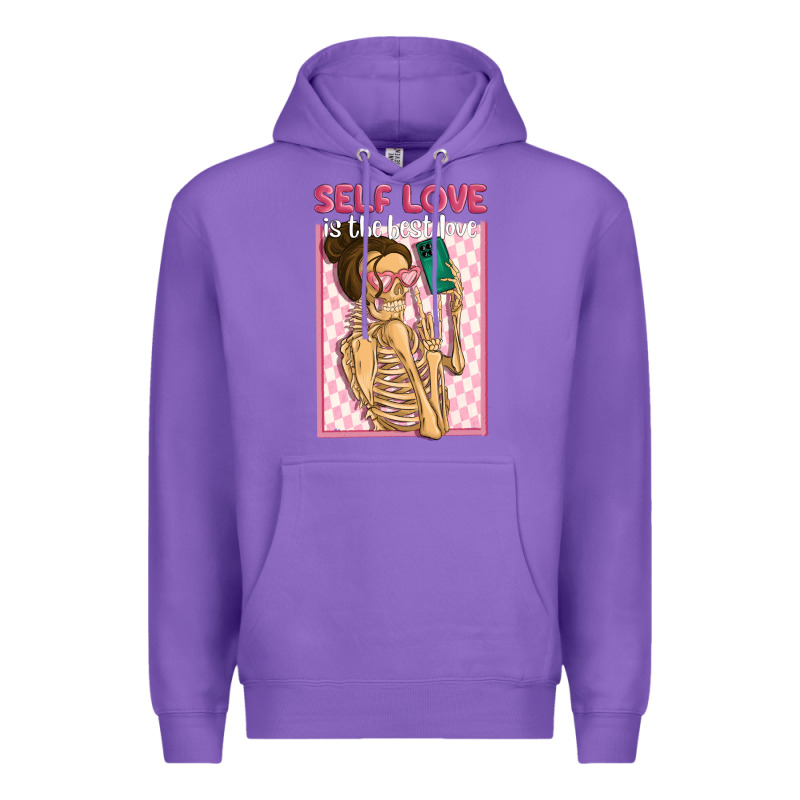 Self Love Is The Best Love Premium Hoodie by MaliasSmallBusiness | Teevron