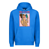 True Royal self love is the best love Premium Hoodie - MaliasSmallBusiness