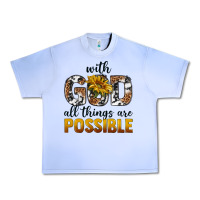Grape Ice with god al things ara possible Urban Heavy Tee - texasbilliewilder