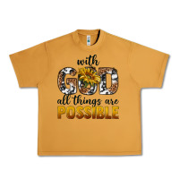 Peanut Butter with god al things ara possible Urban Heavy Tee - texasbilliewilder