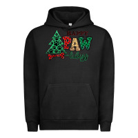 Pigment Black happy pawlidays christmas pets Urban Hoodie - MaliasSmallBusiness