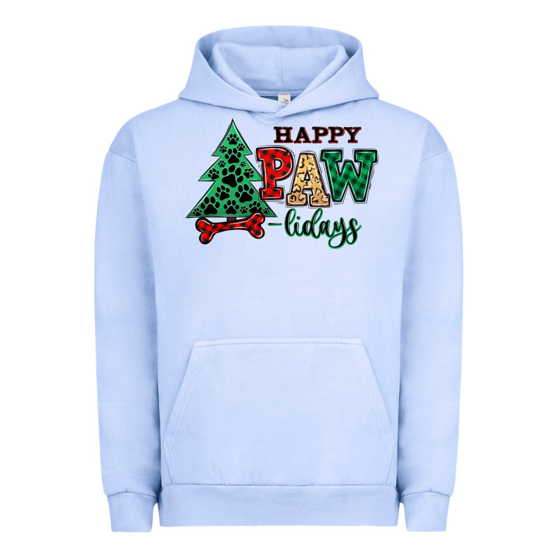 Happy Pawlidays Christmas Pets Urban Hoodie by MaliasSmallBusiness | Teevron
