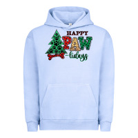 Pigment Grape Ice happy pawlidays christmas pets Urban Hoodie - MaliasSmallBusiness