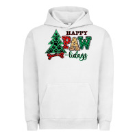 Pigment Lunar Rock happy pawlidays christmas pets Urban Hoodie - MaliasSmallBusiness