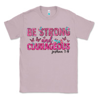 Lilac be strong and courageous Classic Tee - texasbilliewilder