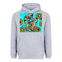 Heather Grey cross tumbler Heavyweight Hoodie - JahusDesignShop