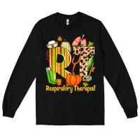 Black fall rt respiratory therapist Long Sleeve Tee - Zillion Design Studio