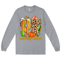 Heather Grey fall rt respiratory therapist Long Sleeve Tee - Zillion Design Studio