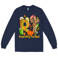 Navy fall rt respiratory therapist Long Sleeve Tee - Zillion Design Studio