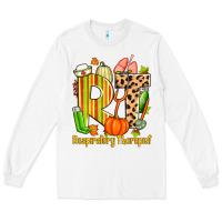 White fall rt respiratory therapist Long Sleeve Tee - Zillion Design Studio