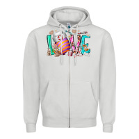 Dove Grey love easter day nurse Zipper Hoodie - RacoonDesign