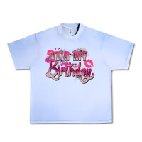 Grape Ice pink it's my birthday Urban Heavy Tee - Zillion Design Studio