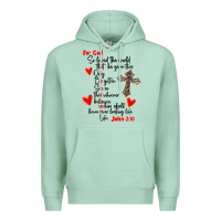 Seafoam for god so loved the world Premium Hoodie - MaliasSmallBusiness