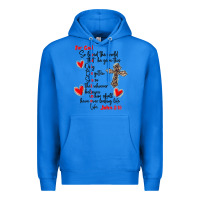 True Royal for god so loved the world Premium Hoodie - MaliasSmallBusiness