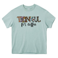 Arona thankful for coffee Heavy Core Tee - CowhideDigitalArt
