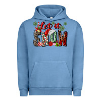 Pigment Pebble Blue let it snow Urban Hoodie - MaliasSmallBusiness
