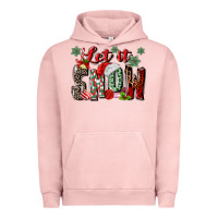 Pigment Salmon let it snow Urban Hoodie - MaliasSmallBusiness