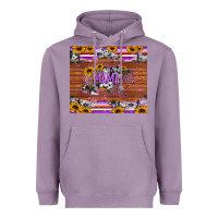 Lavender mama bear sunflowers purple Heavyweight Hoodie - Jasminsmagicworld