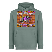 Sage mama bear sunflowers purple Heavyweight Hoodie - Jasminsmagicworld