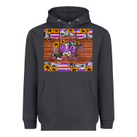 Smoke mama bear sunflowers purple Heavyweight Hoodie - Jasminsmagicworld