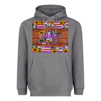 Storm mama bear sunflowers purple Heavyweight Hoodie - Jasminsmagicworld
