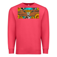 Cardinal longhorn bull skull license plate Premium Sweatshirt - Artiststas