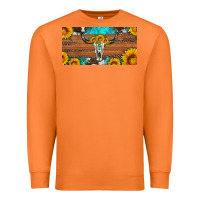 Carrot longhorn bull skull license plate Premium Sweatshirt - Artiststas