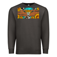 Smoke longhorn bull skull license plate Premium Sweatshirt - Artiststas