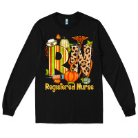 Black fall rn registered nurse Long Sleeve Tee - Zillion Design Studio