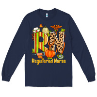 Navy fall rn registered nurse Long Sleeve Tee - Zillion Design Studio