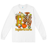 White fall rn registered nurse Long Sleeve Tee - Zillion Design Studio