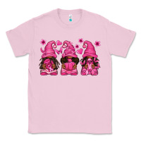 Bubblegum Pink breast cancer afro gnomies Classic Tee - texasbilliewilder
