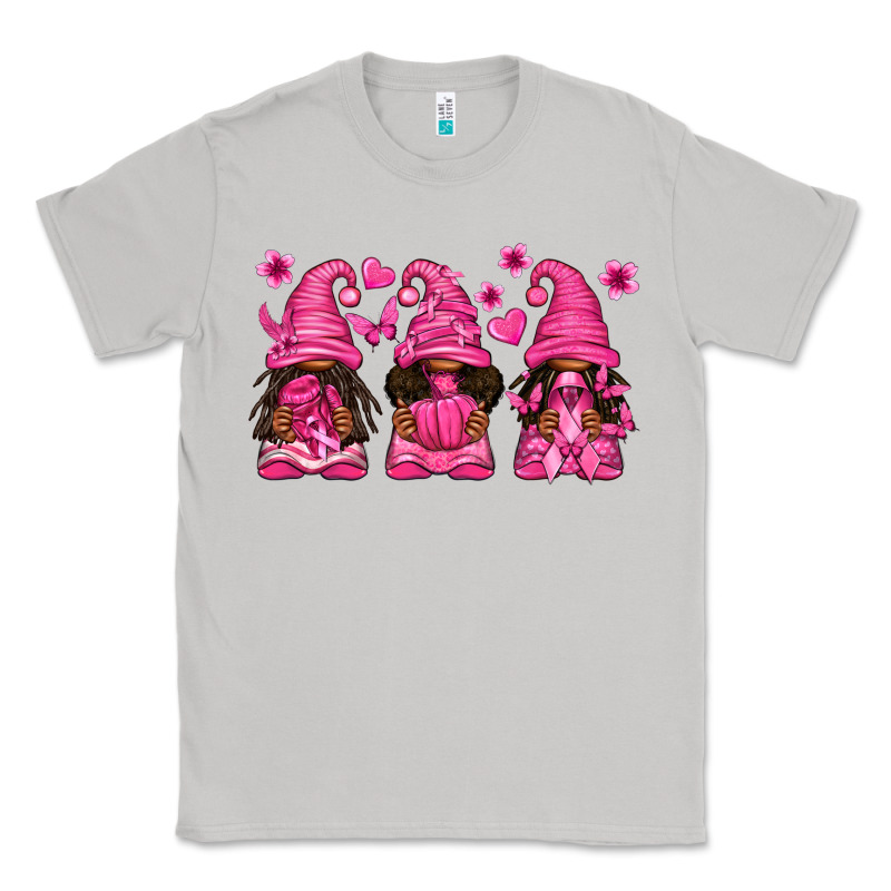Breast Cancer Afro Gnomies Classic Tee by texasbilliewilder | Teevron