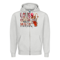 Dove Grey love is the closet thing to magic Zipper Hoodie - RacoonDesign
