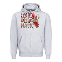 Heather Grey love is the closet thing to magic Zipper Hoodie - RacoonDesign