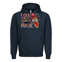 Navy love is the closet thing to magic Zipper Hoodie - RacoonDesign