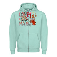 Seafoam love is the closet thing to magic Zipper Hoodie - RacoonDesign