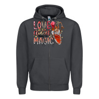 Smoke love is the closet thing to magic Zipper Hoodie - RacoonDesign