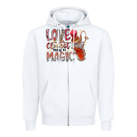 White love is the closet thing to magic Zipper Hoodie - RacoonDesign