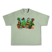 Oil Green christmas trees with football Urban Heavy Tee - Zillion Design Studio