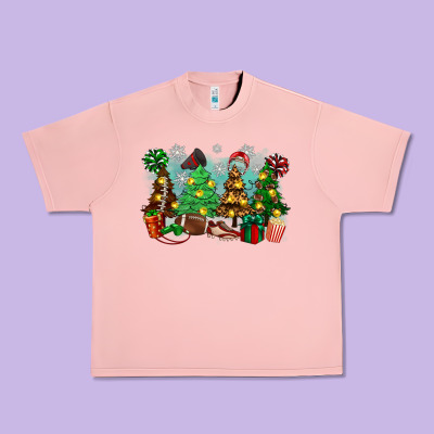Urban Heavy Tee christmas trees with football