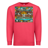 Cardinal longhorn bull skull cowhide leopard turquoise Premium Sweatshirt - Artiststas
