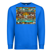 True Royal longhorn bull skull cowhide leopard turquoise Premium Sweatshirt - Artiststas