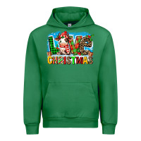 Emerald love christmas cow Urban Hoodie - MaliasSmallBusiness