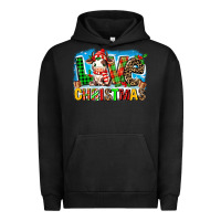 Pigment Black love christmas cow Urban Hoodie - MaliasSmallBusiness