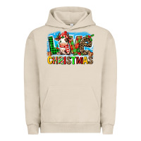 Pigment French Oak love christmas cow Urban Hoodie - MaliasSmallBusiness