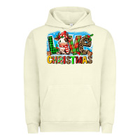 Pigment Pistachio love christmas cow Urban Hoodie - MaliasSmallBusiness