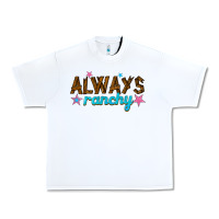White always ranchy Urban Heavy Tee - texasbilliewilder