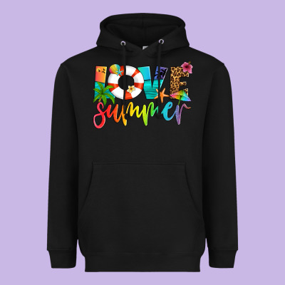 Love Summer Heavyweight Hoodie Designed By Artiststas